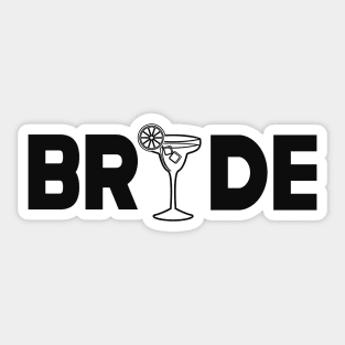 Bride - Bridal Cocktail Party Sticker
